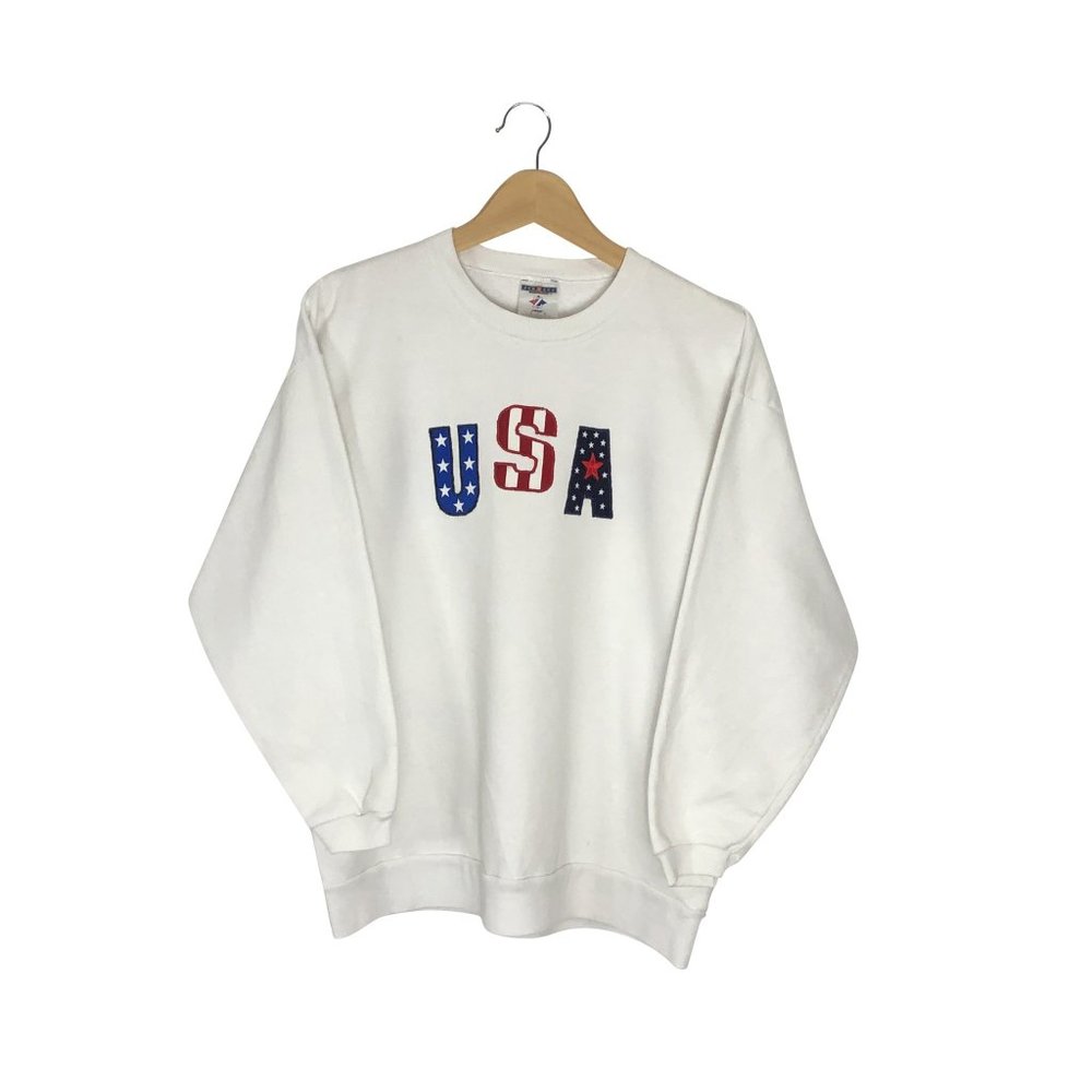 Vintage USA Pullover Sweatshirt - Women's Large